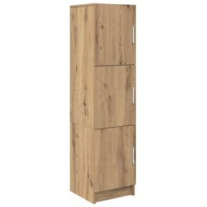 vidaXL Aparador alto Roble artisan 31.5 x 32 x 122.5 cm