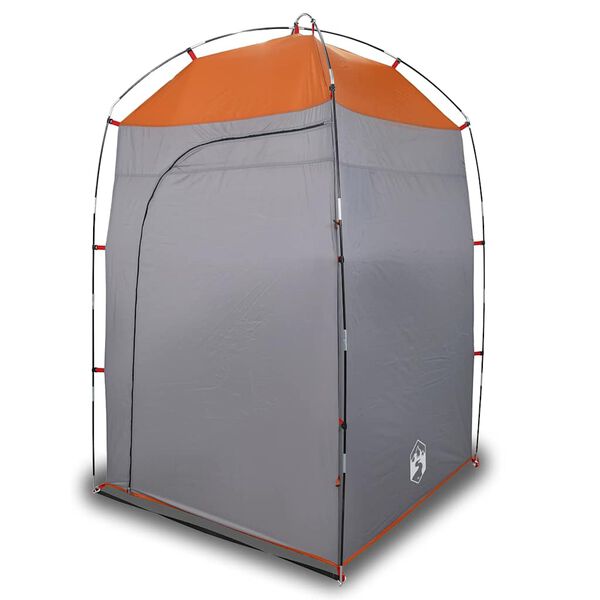vidaXL Tienda de ducha impermeable gris