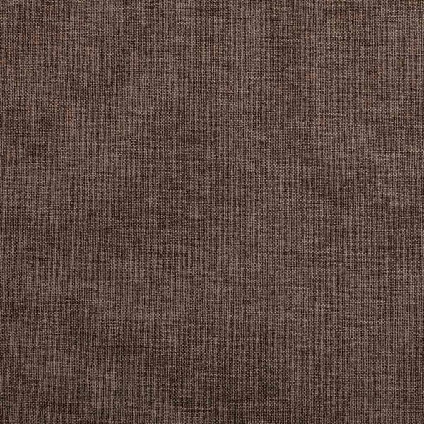 vidaXL Cortina opaca con ojales look de lino gris taupe 290x245 cm