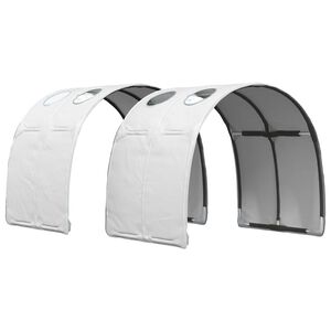 vidaXL T&uacute;nel de cama 2 pcs 211 x 67.5 x 2 cm Poli&eacute;ster