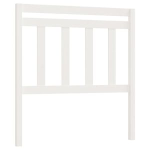 vidaXL Cabecero de cama madera maciza de pino blanco 106x4x100 cm