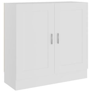 vidaXL Estanter&iacute;a librer&iacute;a madera contrachapada blanco 82,5x30,5x80 cm