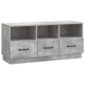 vidaXL Mueble de TV con caj&oacute;n Gris Hormig&oacute;n 102 x 34,5 x 47 cm