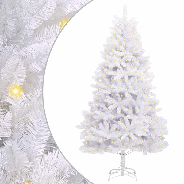 vidaXL &Aacute;rbol de Navidad artificial con 300 LED 180 cm PVC y Metal