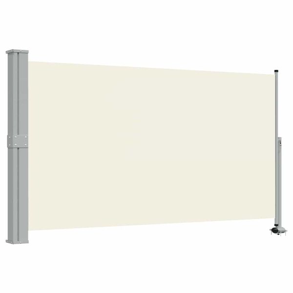 vidaXL Toldo lateral retr&aacute;ctil para patio 140x300 cm crema