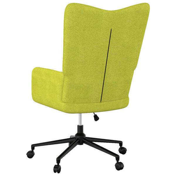 vidaXL Sill&oacute;n de relax de tela verde