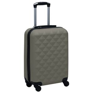 vidaXL Maleta trolley con ruedas r&iacute;gida ABS gris antracita