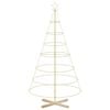 vidaXL &Aacute;rbol de Navidad de metal con soporte KUOPIO 180 cm Acero