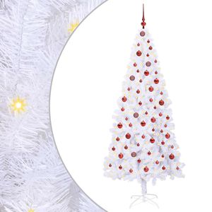 vidaXL &Aacute;rbol de Navidad artificial con 300 LED 210 cm PVC y Acero