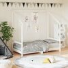 vidaXL Estructura de cama para ni&ntilde;os madera de pino blanco 80x160 cm