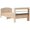 vidaXL Estructura de cama sin colch&oacute;n madera maciza de pino 90x200 cm