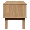 vidaXL Banco de recibidor OTTA madera maciza de pino 80x40x45 cm