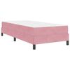vidaXL Cama tipo Box Spring con colch&oacute;n Rosa 80 x 200 cm tela