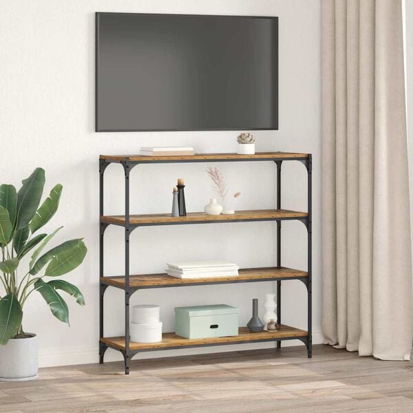 vidaXL Estanter&iacute;a para libros Madera Vieja 100 x 33 x 100 cm