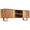 vidaXL Mueble de TV madera maciza acacia acabado miel 118x30x40 cm