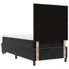 vidaXL Cama tipo Box Spring con colch&oacute;n Negro 100 x 200 cm Terciopelo