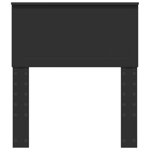 vidaXL Cabecero Roble Negro 75 cm Madera contrachapada