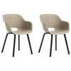 Silla de jard&iacute;n Keter con patas de metal "Noa" 2 piezas Silver Sage