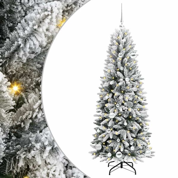 vidaXL Árbol de Navidad artificial con 150 LED 63 x 63 x 150 cm