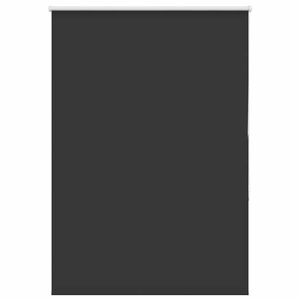 vidaXL Estor Enrollable Opaco negro 115x150 cm Tela Ancho 110,7 cm