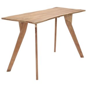 vidaXL Mesa de comedor madera maciza de acacia 120x58x76 cm