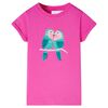 vidaXL Camiseta infantil rosa oscuro 104