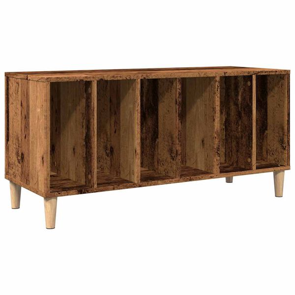 vidaXL Mueble para discos madera de ingenier&iacute;a envejecida 100x38x48 cm