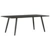 vidaXL Mesa de centro negro 120x60x46 cm
