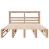 vidaXL Estructura de cama sin colchón madera de pino blanco 150x200 cm