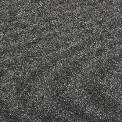 vidaXL Baldosas de suelo de moqueta 20 uds 5m² 50x50cm gris antracita