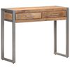 vidaXL Mesa consola de madera maciza de mango 95x35x75 cm