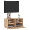 vidaXL Mueble de TV de pared madera ingenier&iacute;a roble Sonoma 60x30x30cm