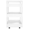 vidaXL Carrito de cocina madera contrachapada blanco 60x45x80 cm