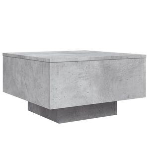 vidaXL Mesa de centro madera de ingenier&iacute;a gris hormig&oacute;n 55x55x31 cm