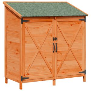 vidaXL Cobertizo de Jard&iacute;n Marr&oacute;n 106 x 56 x 113,5 cm