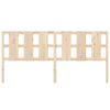 vidaXL Cabecero de cama madera maciza de pino 205,5x4x100 cm