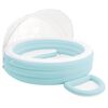 INTEX Flotador Lounge de Piscina con Toldito Azul Claro y PVC