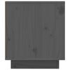 vidaXL Mueble de TV madera maciza de pino gris 110x35x40,5 cm
