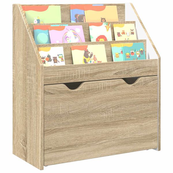 vidaXL Estanter&iacute;a para Ni&ntilde;os con caj&oacute;n Roble Sonoma 60 x 29,5 x 69 cm