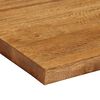 vidaXL Tablero de mesa rectangular madera maciza mango 80x30x2,5 cm