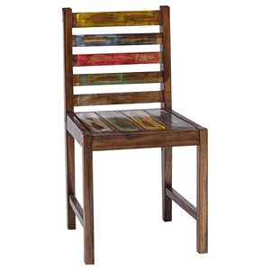 vidaXL Sillas de comedor 2 unidades madera maciza reciclada