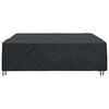 vidaXL Funda para muebles Liso Negro 260 x 260 x 70 cm 600D