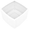vidaXL Mesa auxiliar de plástico blanco 54x54x36,5 cm
