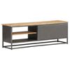 vidaXL Mueble para TV de madera maciza de acacia 120x30x40 cm