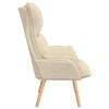 vidaXL sillón Crema 69 x 74 x 93 cm Tela Sherpa