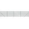 vidaXL Cerca de alambre con pinchos de anclaje verde 1,6x10 m