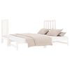 vidaXL Sof&aacute; cama extra&iacute;ble sin colch&oacute;n blanco 2x(90x190) cm