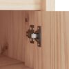 vidaXL Mueble de cocina de exterior MEPPEL madera maciza de pino 106x55x64 cm