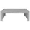 vidaXL Mesa de centro madera de ingeniería gris Sonoma 100x100x35 cm