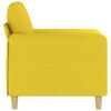 vidaXL Sill&oacute;n de tela amarillo claro 60 cm